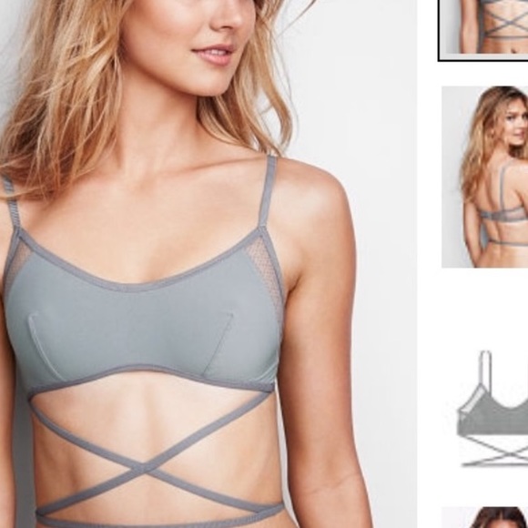 Victoria’s Secret bralette crisscross size large - Picture 2 of 7